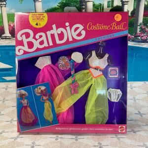 Vintage 90s Mattel 12" Barbie Costume Ball 2-Pack Fashion Set #7765 (1990) NRFB